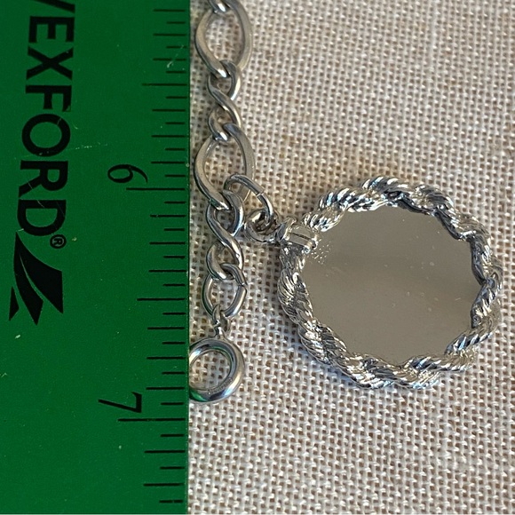 Wells Vintage sterling silver charm bracelet JMF Rhode Island bells Clover Grad - Picture 12 of 16